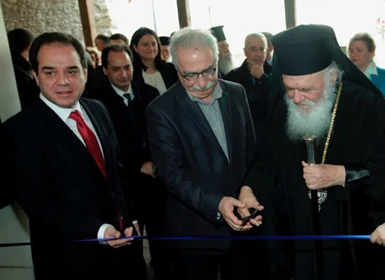 Ο Αρχιεπίσκοπος και ο Κώστας Γαβρόγλου εγκαινίασαν το Αρχοντικό της Αγίας Φιλοθέης