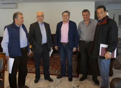 Συνάντηση του Υπουργού Παιδείας με τα μέλη των Κεντρικών Υπηρεσιακών Συμβουλίων Πρωτοβάθμιας και Δευτεροβάθμιας Εκπαίδευσης(Κ.Υ.Σ.Π.Ε./Κ.Υ.Σ.Δ.Ε.)