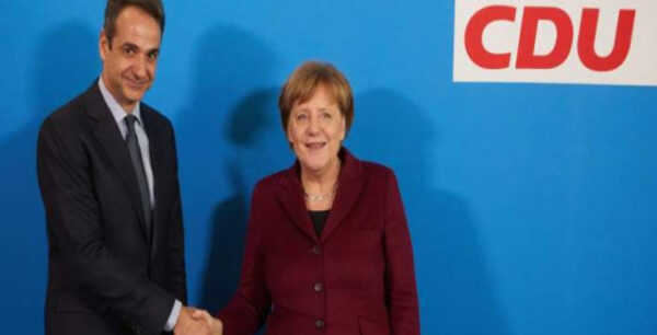 Κύκλοι ΝΔ: Σε καλό κλίμα η συνάντηση Μητσοτάκη-Μέρκελ