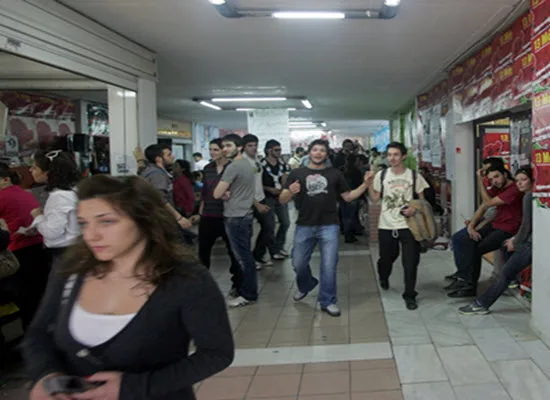 Συνάντηση  Γιάννη  Παντή  με αντιπροσωπεία φοιτητών του ΤΕΙ Αθηνών