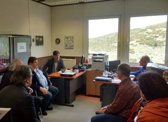 O Δημήτρης Μπαξεβανάκης στις Σχολικές μονάδες Ειδικής Αγωγής και Εκπαίδευσης στο ΙΝΑΑ Πεύκων Κεντρικής Μακεδονίας