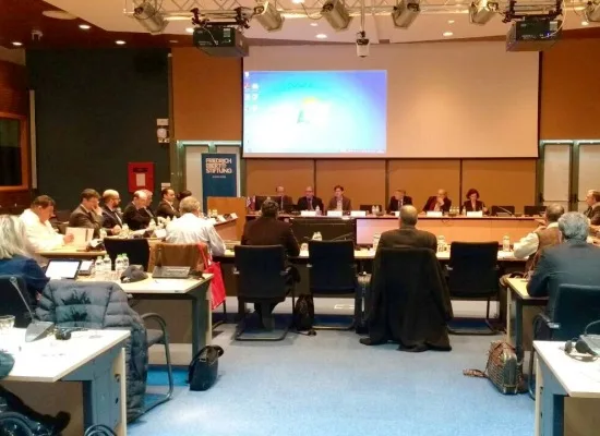 Χαιρετισμός του  Δημήτρη Μπαξεβανάκη  στο Ευρωπαϊκό Κέντρο για την Ανάπτυξη της Επαγγελματικής Κατάρτισης (Cedefop)