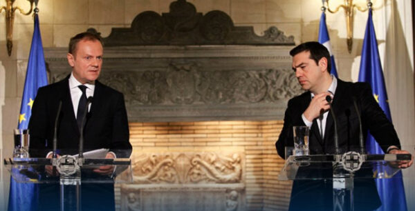 Εκτακτη Σύνοδο Κορυφής αν δεν υπάρξει λύση στο Eurogroup ζήτησε από τον Τουσκ o Τσίπρας