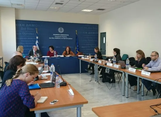 Συνάντηση για το πρόγραμμα αξιολόγησης των ακαδημαϊκών προσόντων των προσφύγων