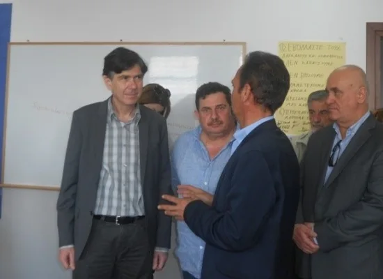 O Υφυπουργός Παιδείας στο ΣΔΕ στις Φυλακές Νιγρίτας