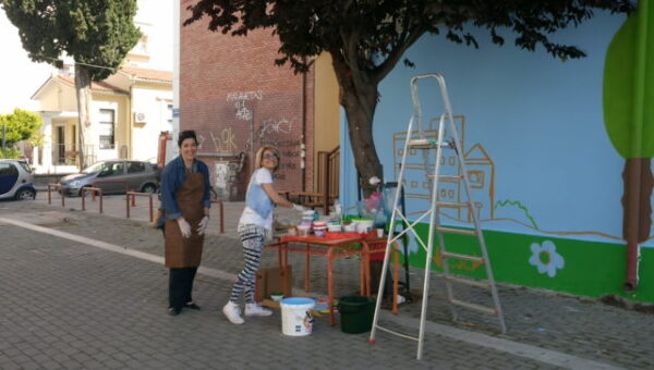 Βόλος: Εξωραϊσμός του 20ου Δημοτικού Σχολείου από μαθητές, γονείς και εκπαιδευτικούς