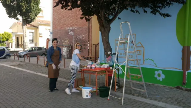 Βόλος: Εξωραϊσμός του 20ου Δημοτικού Σχολείου από μαθητές, γονείς και εκπαιδευτικούς