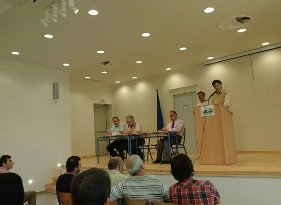 Ο Υφυπουργός Παιδείας Δημήτρης Μπαξεβανάκης στο ΕΠΑ.Λ. Μεγάρων