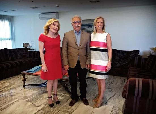 Συνάντηση του Κώστα Γαβρόγλου με τις κ.κ. Μ.Βαρδινογιάννη και K. Kennedy