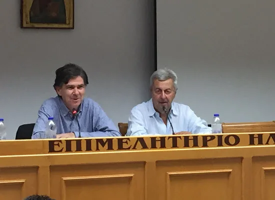 O Δ. Μπαξεβανάκης στην ενημερωτική εκδήλωση για τη στήριξη του προγράμματος μαθητείας