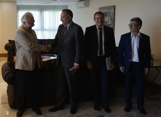 Συνάντηση του Υπουργού Παιδείας με τον Γάλλο Πρέσβη και τον Διευθυντή του Γαλλικού Ινστιτούτου