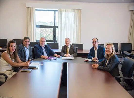 Συνάντηση ΑΝΥΠ Κώστα Φωτάκη με τον Πρόεδρο του ERC Jean-Pierre Bourguignon