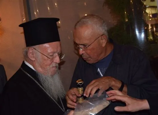 Σε εκδήλωση στη Θεσσαλονίκη  ο Οικουμενικός Πατριάρχης και ο υφυπουργός Παιδείας Κ. Ζουράρις