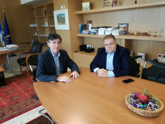 Συναντήσεις του Δημήτρη Μπαξεβανάκη για το πρόγραμμα Μαθητείας των ΕΠΑΛ