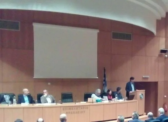 Ο Υφυπουργός Παιδείας  στην παρουσίαση του προγράμματος “Πιλοτική Τάξη Μαθητείας στην Περιφέρεια Κρήτης”