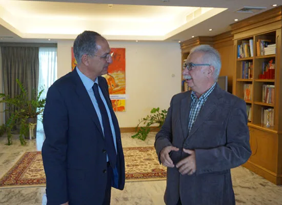 Συνάντηση του Υπουργού Παιδείας Κώστα Γαβρόγλου με τον Υπουργό Παιδείας της Κύπρου Κώστα Καδή