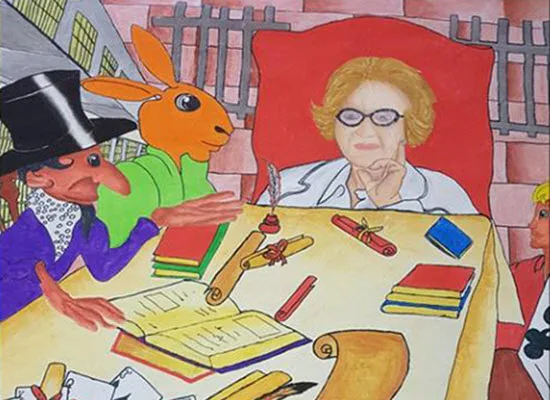 Χαιρετισμός του Κώστα Γαβρόγλου στα εγκαίνια της Έκθεσης ζωγραφικής των μαθητών του Καλοκαιρινού Σχολείου του Ε.Κ.Κ.Ν.Α.