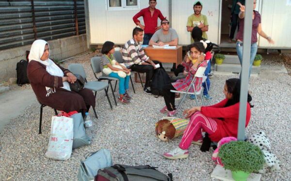 Νηπιαγωγείο για τα παιδιά στο κέντρο φιλοξενίας Ελαιώνα