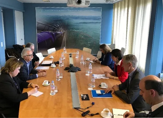 Συνάντηση του Υπουργού Παιδείας με τη Γενική Διευθύντρια του CERN Fabiola Gianotti