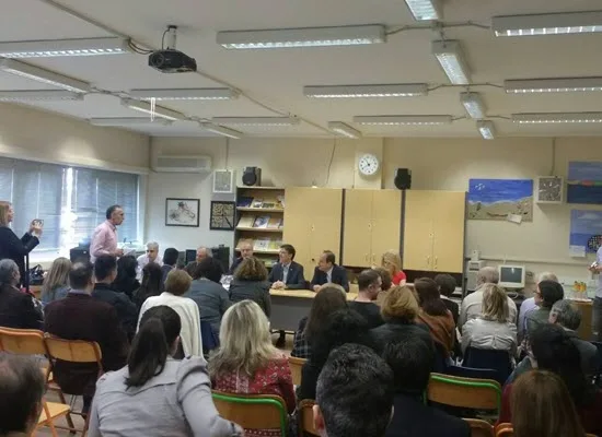 Ο Υφυπουργός Παιδείας Δημήτρης Μπαξεβανάκης  σε σχολικές μονάδες Ν Πέλλας