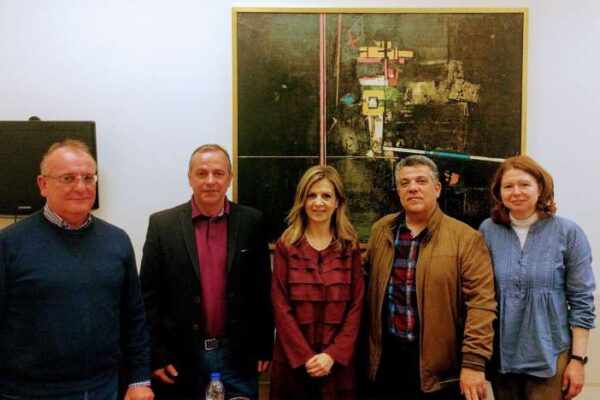 Συνάντηση της Μερόπης Τζούφη με μέλη του ΔΣ της ΕΛΜΕ Βαυαρίας