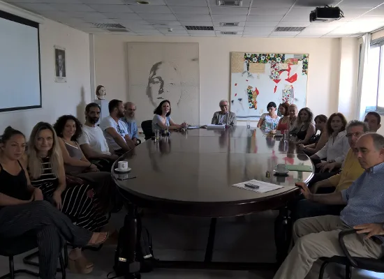 Συνάντηση Υπουργού Κ. Γαβρόγλου με μαθητές, καθηγητές και θεραπευτές του Σχολείου 18 ΑΝΩ