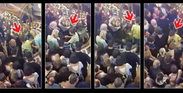 Αγοράκι με πατερίτσες περπάτησε μόλις άγγιξε τον Τίμιο Σταυρό