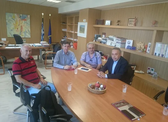 Συνάντηση του Μπαξεβανάκη με την Ένωση Δημοσιογράφων Ιδιοκτητών Περιοδικού Τύπου