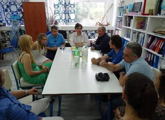 Ο Υφυπουργός Παιδείας Δ. Μπαξεβανάκης στο ΣΔΕ Πάτρας