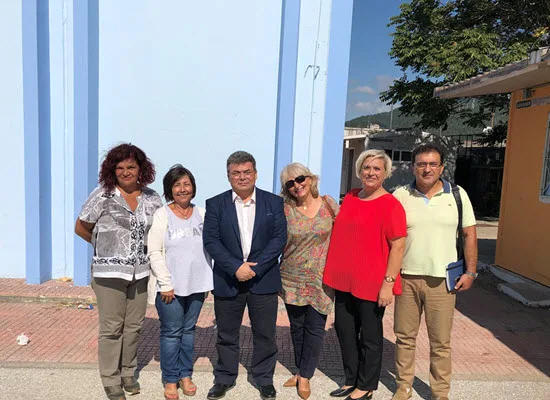 Επίσκεψη  Γ. Αγγελόπουλου σε Δημοτικά Σχολεία της Ξάνθης