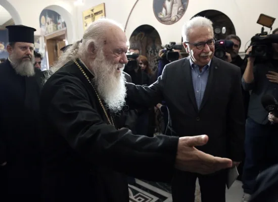 Τί είπε ο  Κώστας Γαβρόγλου μετά τη συνάντηση με τον Αρχιεπίσκοπο Ιερώνυμο και Ιεράρχες