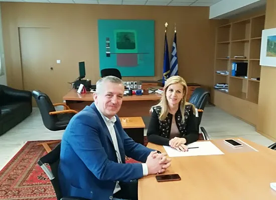 Συνάντηση Υφ. Παιδείας με τον Δήμαρχο Τζουμέρκων Γ. Σεντελέ