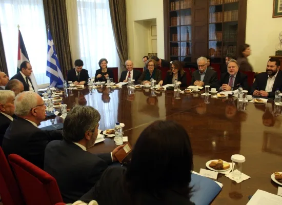 Συνάντηση του Κ. Γαβρόγλου με τον Γ. Δ/ντή του Υπουργείου Παιδείας της Παλαιστίνης