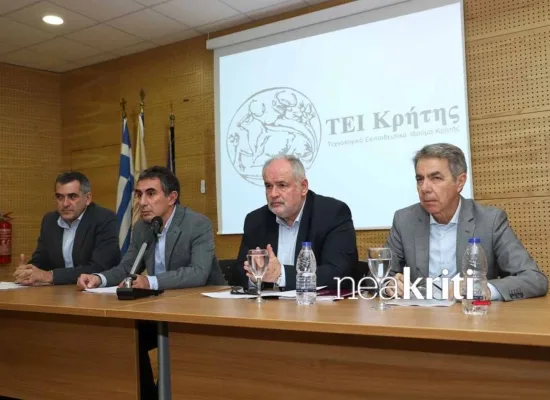 Παρουσίαση δράσης από τον ΑΝΥΠ Έρευνας και Καινοτομίας Κώστα Φωτάκη για την Έρευνα στον Αγροδιατροφικό Τομέα της Κρήτης