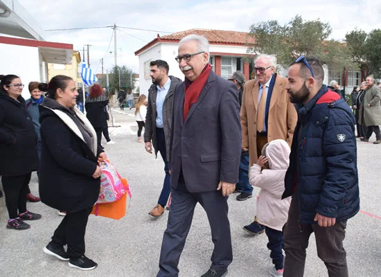 Εγκαίνια της Σχολικής Βιβλιοθήκης Δημοτικού Σχολείου Πέρδικας στην Αίγινα