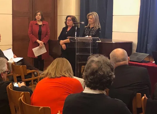 Τι είπε η Μ. Τζούφη στην εκδήλωση του Ιταλικού Μορφωτικού Ινστιτούτου για την ελληνική γλώσσα