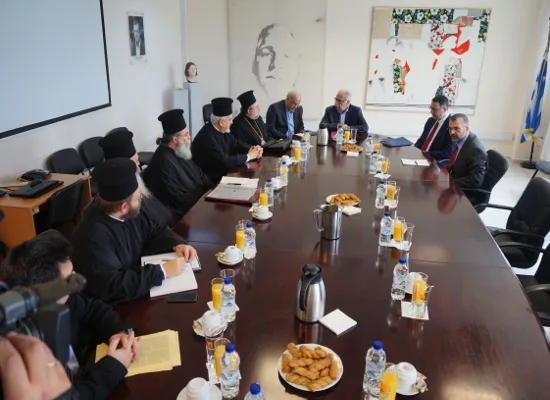 Δηλώσεις του Υπουργού Παιδείας μετά τη συνάντηση με την αντιπροσωπεία του Οικουμενικού Πατριαρχείου