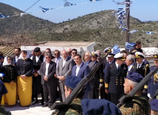 Στο Αγαθονήσι Τσίπρας – Γαβρόγλου για την επέτειο της 25ης Μαρτίου 1821