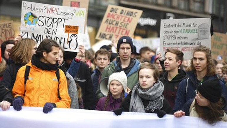 Κατά των μαθητικών διαδηλώσεων για το Κλίμα ο επικεφαλής των γερμανών εκπαιδευτικών