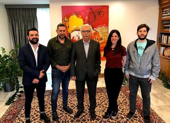 Συνάντηση του Υπουργού Κ. Γαβρόγλου με εκπροσώπους της Ανοιχτής Πόλης, υποψήφιους Δημοτικούς Συμβούλους και νέους ερευνητές