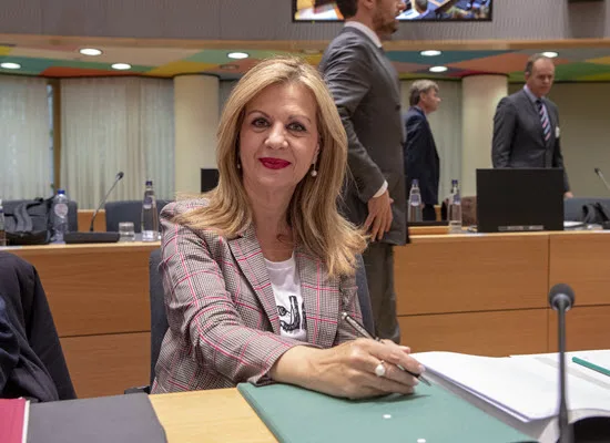 Η Μερόπη Τζούφη στο Συμβούλιο Υπουργών της Ευρωπαϊκής Ένωσης