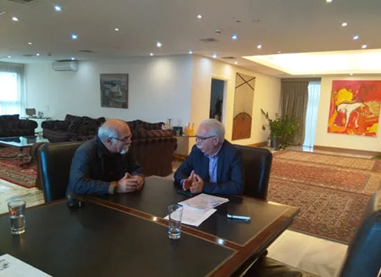 Συνάντηση Κώστα Γαβρόγλου με τον Διευθυντή του Γυμνασίου και Λυκείου του Ειδικού Καταστήματος Κράτησης Νέων Αυλώνα