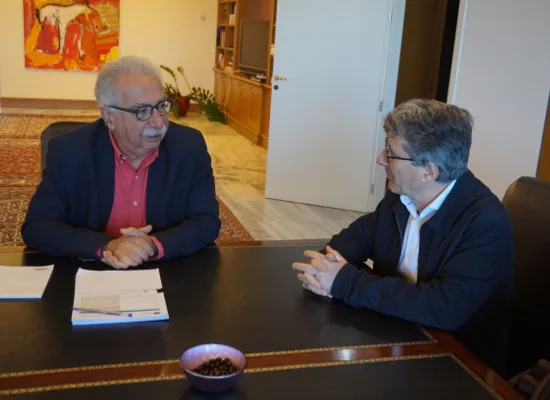 Συνάντηση του Υπουργού Παιδείας με τον Πρόεδρο της ΑΔΙΠ Παντελή Κυπριανό