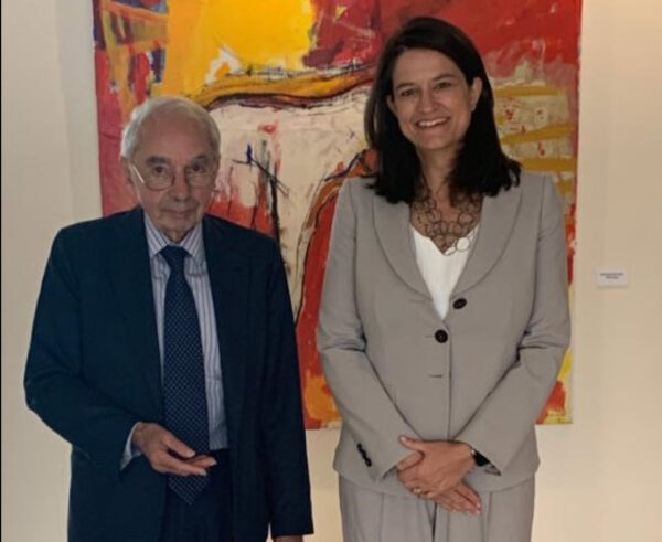 Συνάντηση της Υπουργού Παιδείας και Θρησκευμάτων με τον π. Πρωθυπουργό της Ιταλίας