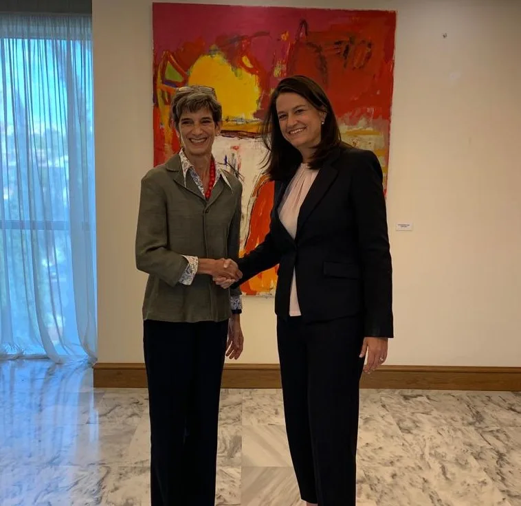 Συνάντηση της Υπουργού Παιδείας και Θρησκευμάτων με την Πρέσβυ της Μεγάλης Βρετανίας 