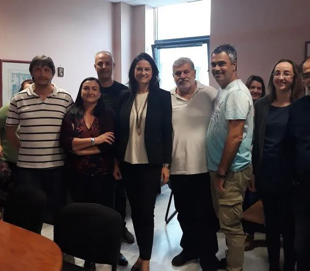 Επίσκεψη Ν.Κεραμέως στους υπαλλήλους του Υπουργείου