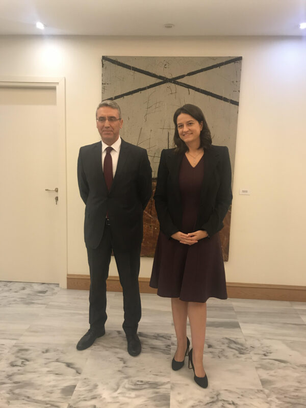 Επίσκεψη του Πρέσβη της Τουρκίας στο Υπουργείο Παιδείας και Θρησκευμάτων