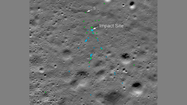 H ΝASA εντόπισε τα συντρίμμια του ινδικού σκάφους Vikram στη Σελήνη