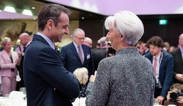 Ικανοποίηση Λαγκάρντ στη συνάντηση με Μητσοτάκη για τις μεταρρυθμίσεις