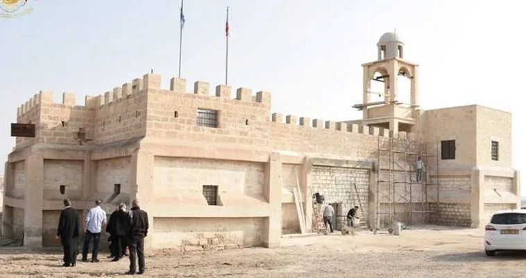 Στην όαση της Μονής Αγίου Ιωάννη του Προδρόμου, στην Ιορδανία